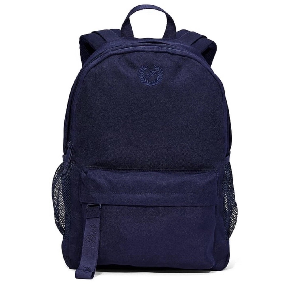 VS PINK Ivy Classic Canvas Backpack Midnight Navy w/tags NEW